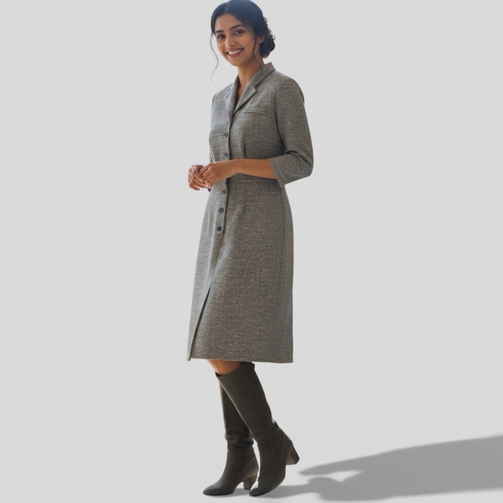 Vintage Boucle Day Dress